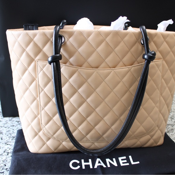 💎NEVER USED💎VINTAGE CHANEL CAMBON TOTE - Picture 6 of 10